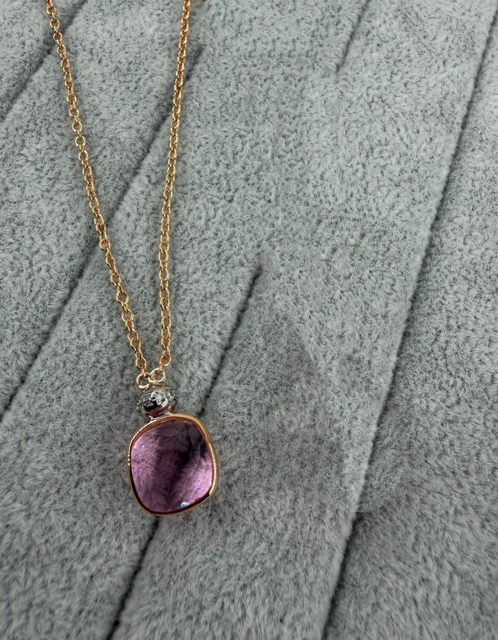 Pomellato Style Perfume Bottle 18K Gold-Plated Necklace