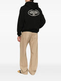 Les Deux Worldwide logo-print cotton hoodie