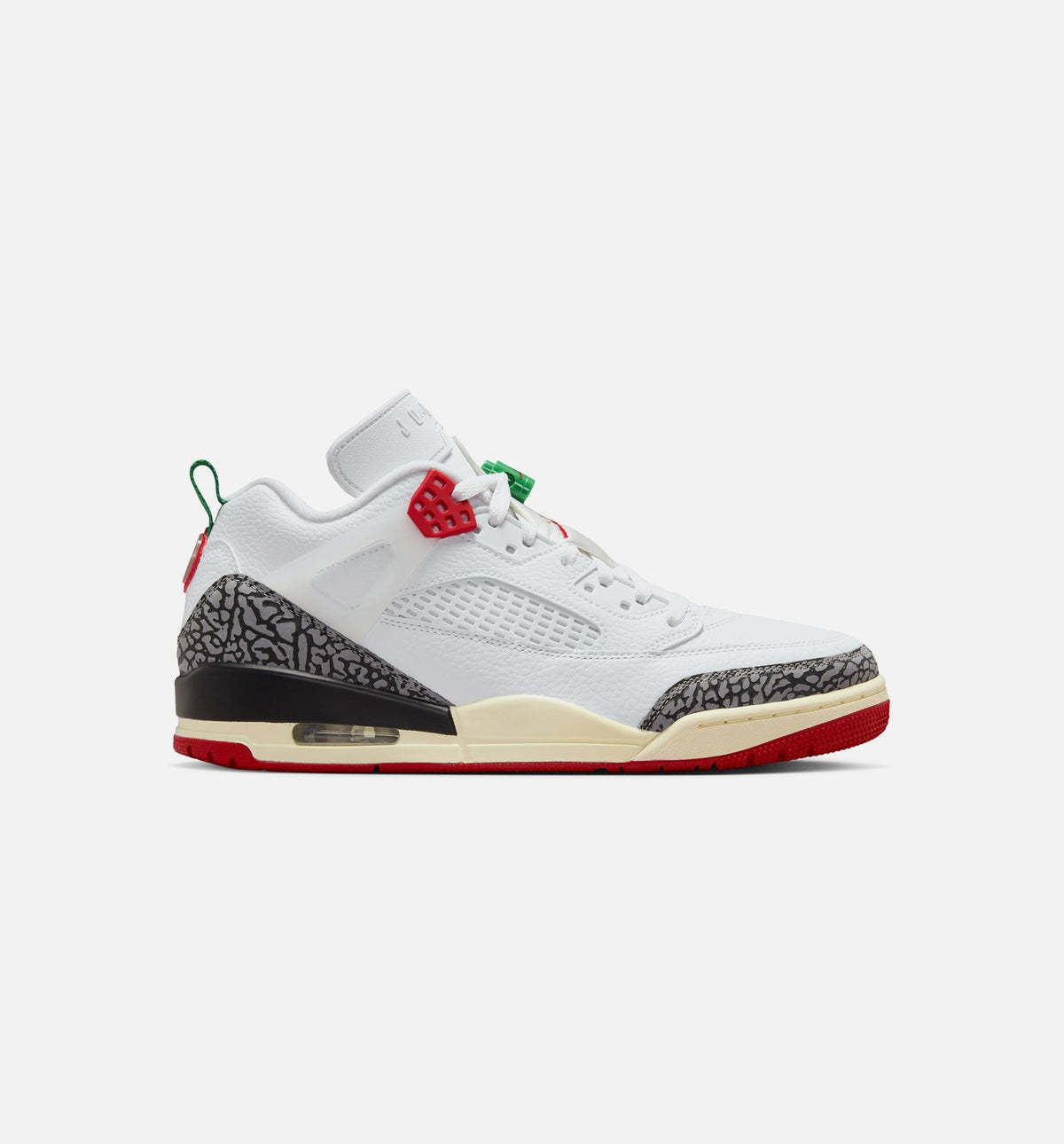 Spizike Low | Men's Lifestyle Shoe | White/Black/Sail/University Red