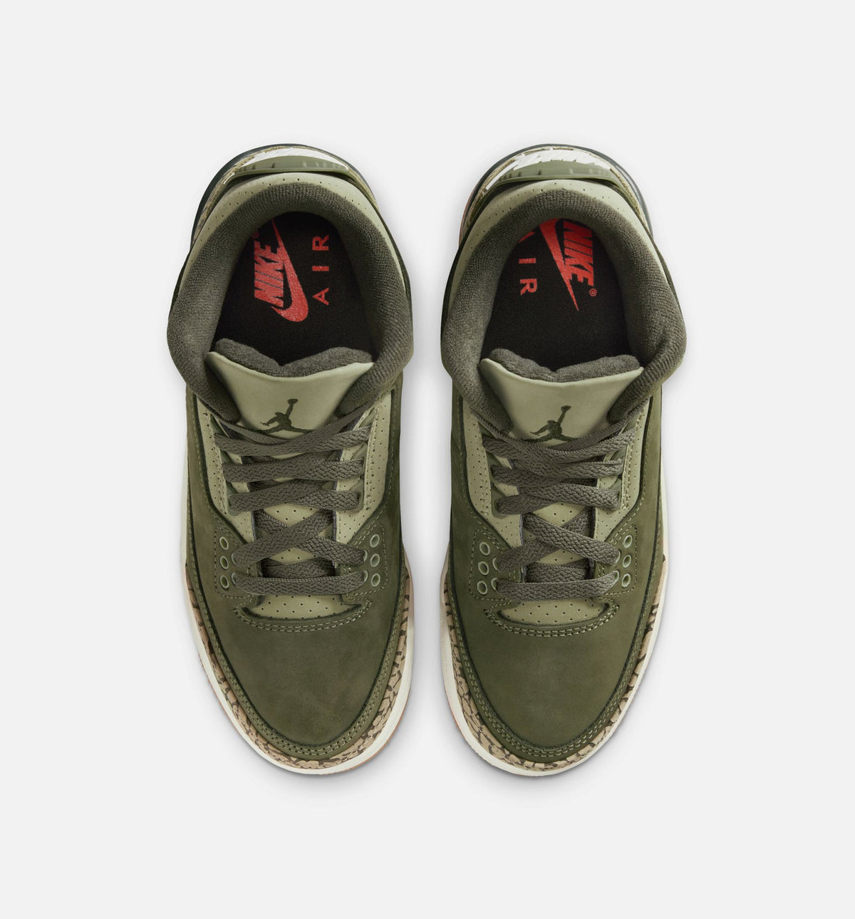 Air Jordan 3 Retro Medium Olive Grade School Shoes - Medium Olive Sequoia Neutral Olive Sail