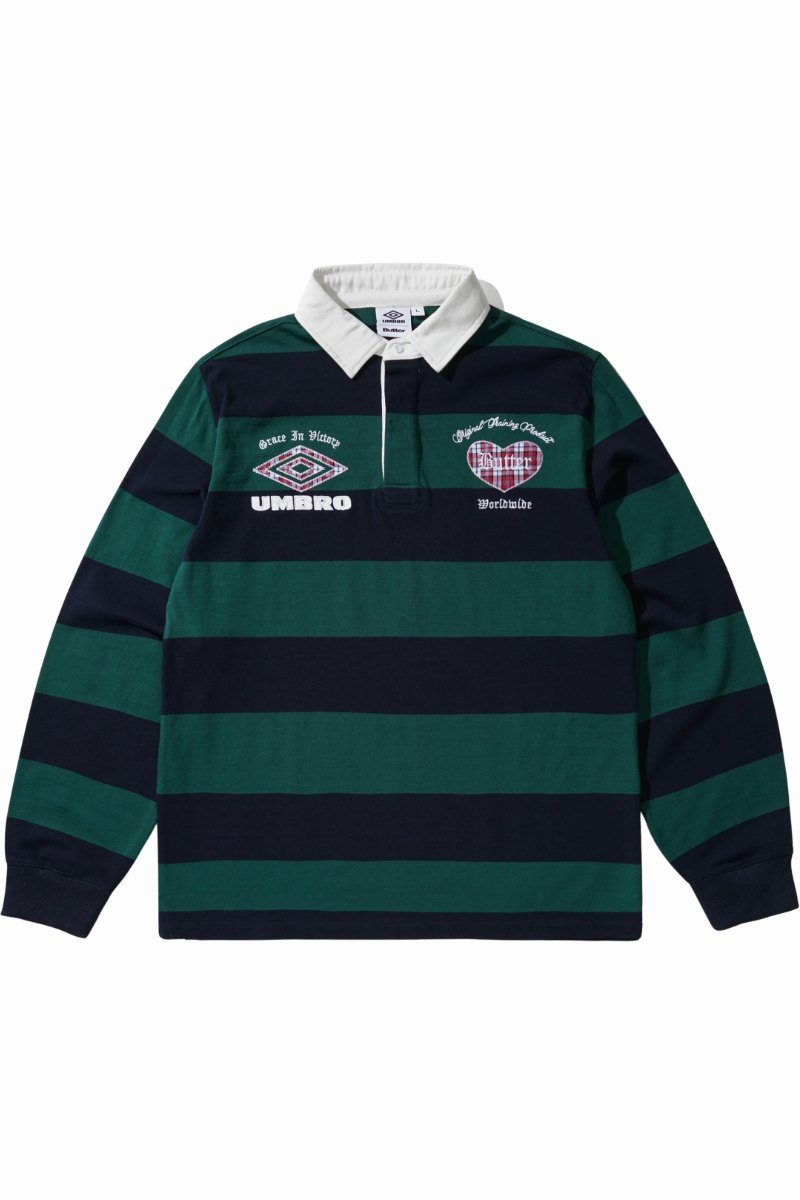BUTTER VICTORY RUGBY POLO Navy / Forest